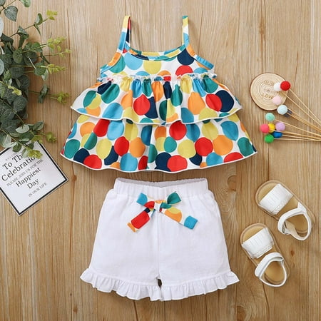 Leutsin Baby Boys Short-Sleeve Bodysuit Toddler Kids Baby Girl Summer Color Suspender Top And White Shorts Clothes Suit
Leutsin Baby Boys Short-Sleeve Bodysuit Toddler Kids Baby Girl Summer Color Suspender Top And White Shorts Clothes Suit