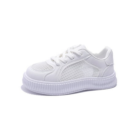 Daeful Girls Boys Flats Lace Up Sneakers Sport Casual Shoes Breathable Mesh Skate Shoe Kids Fashion White 11.5C
Daeful Girls Boys Flats Lace Up Sneakers Sport Casual Shoes Breathable Mesh Skate Shoe Kids Fashion White 11.5C