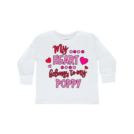 Inktastic My Heart Belongs to my Poppy Gift Toddler Boy or Toddler Girl Long Sleeve T-Shirt
Inktastic My Heart Belongs to my Poppy Gift Toddler Boy or Toddler Girl Long Sleeve T-Shirt