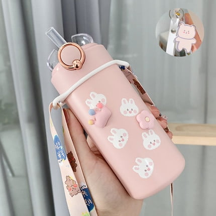 350/480ml Cartoons Stainless Steel Vacuum Flask Coffee Tea Milk Travel straw Cup Cute Bear Water Bottle Insulated Thermos
350/480ml Cartoons Stainless Steel Vacuum Flask Coffee Tea Milk Travel straw Cup Cute Bear Water Bottle Insulated Thermos