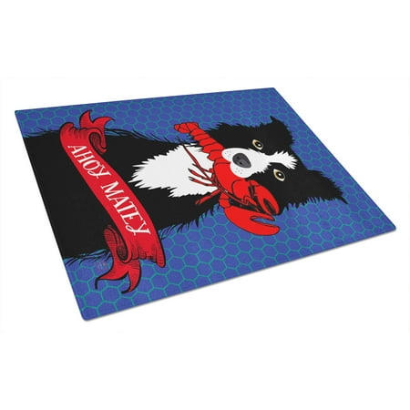 Caroline s Treasures VHA3011LCB Ahoy Matey Nautical Border Collie Glass Cutting Board Large 12H x 16W multicolor
Caroline s Treasures VHA3011LCB Ahoy Matey Nautical Border Collie Glass Cutting Board Large 12H x 16W multicolor