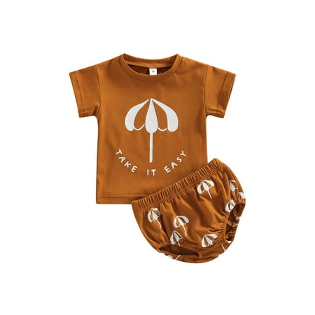 Sunisery 2Pcs Toddler Baby Boys Girls Summer Outfits Print Short Sleeve T-Shirt + Elastic Waist Shorts/Long Pants Caramel Shorts Set 18-24 Months
Sunisery 2Pcs Toddler Baby Boys Girls Summer Outfits Print Short Sleeve T-Shirt + Elastic Waist Shorts/Long Pants Caramel Shorts Set 18-24 Months