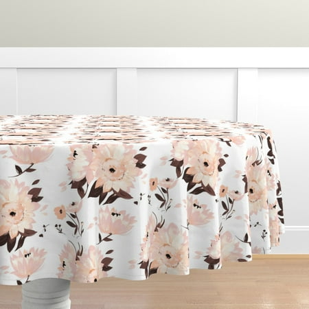 Cotton Sateen Tablecloth 90 Round - Sunflower Bouquet Pink Watercolor Floral Flowers Garden Nature Leaves Hand Drawn Feminine Print Custom Table Linens by Spoonflower
Cotton Sateen Tablecloth 90 Round - Sunflower Bouquet Pink Watercolor Floral Flowers Garden Nature Leaves Hand Drawn Feminine Print Custom Table Linens by Spoonflower