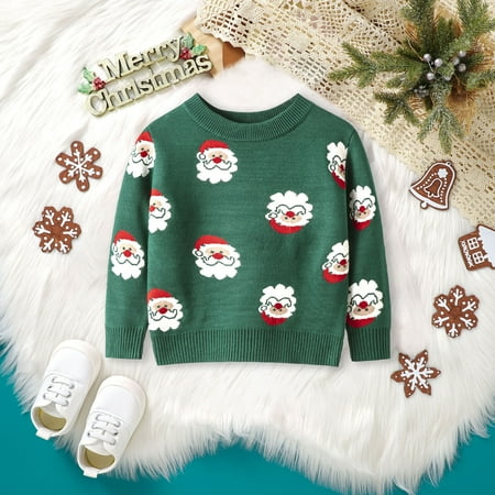 Hbdhejl Sweater For Boys Winter Long Sleeve Christmas Cartoon Knit Sweater Base Warm Sweater For Children Clothes Green 2-3 Years
Hbdhejl Sweater For Boys Winter Long Sleeve Christmas Cartoon Knit Sweater Base Warm Sweater For Children Clothes Green 2-3 Years