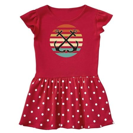 Inktastic Anchor Nautical Sailing Gift Gift Toddler Girl Dress