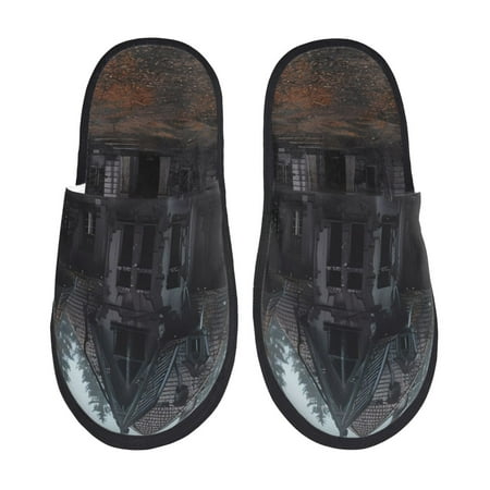 Yiaed Gloomy Mansion Forest Scene Print Unisex House Slippers Slip on Warm Shoes Indoor Outdoor with Anti-slip sole-Large
Yiaed Gloomy Mansion Forest Scene Print Unisex House Slippers Slip on Warm Shoes Indoor Outdoor with Anti-slip sole-Large