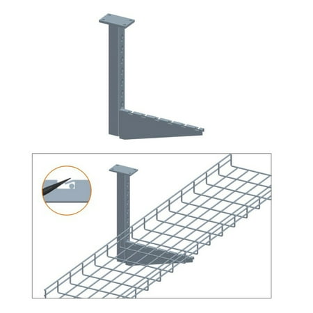 Cable Tray Ceiling Flag Bracket 12 Zinc