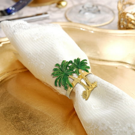 FUEENIRVA 4Pcs Delicate Design Tropical Themed Napkin Holders Dining Table Decor Banquet Supplies
FUEENIRVA 4Pcs Delicate Design Tropical Themed Napkin Holders Dining Table Decor Banquet Supplies