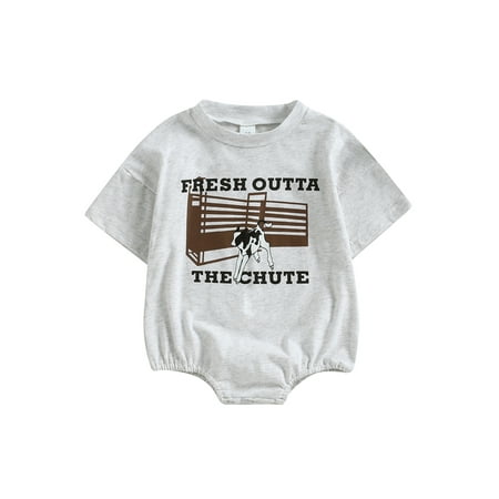 jaweiwi Baby Girls Boys Western Bodysuit 0 3M 6M 12M 18M Summer Jumpsuit Short Sleeve O Neck Letter and Cattle Print Romper
jaweiwi Baby Girls Boys Western Bodysuit 0 3M 6M 12M 18M Summer Jumpsuit Short Sleeve O Neck Letter and Cattle Print Romper