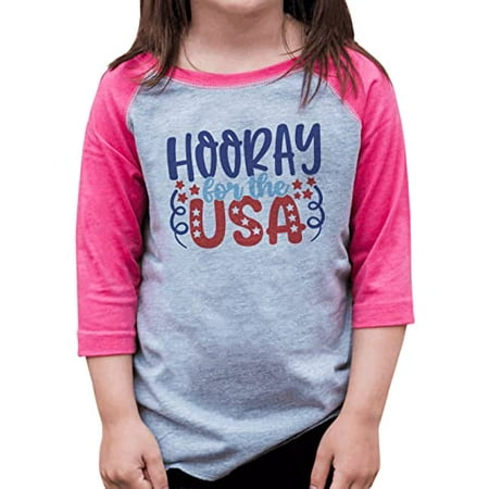 7 ate 9 Apparel Girls Patriotic 4th of July Shirt - Horray for The USA Pink Shirt 3T
7 ate 9 Apparel Girls Patriotic 4th of July Shirt - Horray for The USA Pink Shirt 3T