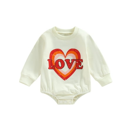 Newborn Baby Girls Romper Valentine s Day Clothes Heart Cartoon Print Jumpsuit Long Sleeve Bodysuit
Newborn Baby Girls Romper Valentine s Day Clothes Heart Cartoon Print Jumpsuit Long Sleeve Bodysuit