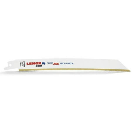 Lenox® 21070818GR Gold® Metal Reciprocating Saw Blades 18 TPI 8 5-Pack
