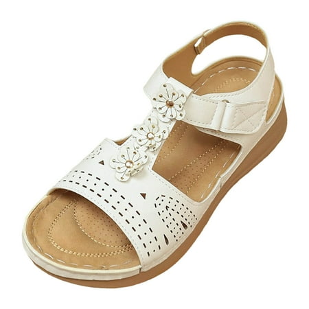 WEAIXIMIUNG Women Shoes Wedge Sandals Fashion Beach Sandals Outdoor Flower Sandals for Women Womens Sandals Beach Vacation 2024 39 White
WEAIXIMIUNG Women Shoes Wedge Sandals Fashion Beach Sandals Outdoor Flower Sandals for Women Womens Sandals Beach Vacation 2024 39 White