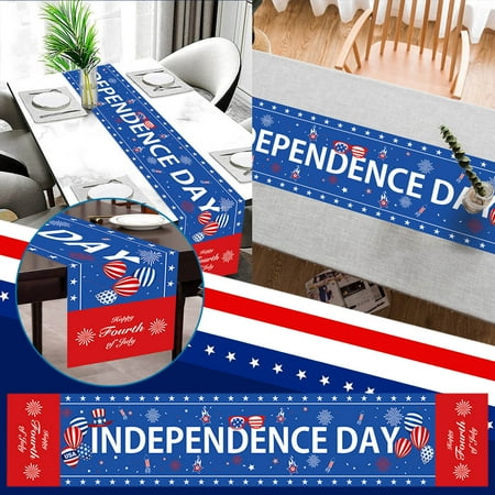 Home Decor American Flag 4th July Patriotic Memorial Day Table Runner Independence Holiday Kitchen Decoration Indoor Outdoor
Home Decor American Flag 4th July Patriotic Memorial Day Table Runner Independence Holiday Kitchen Decoration Indoor Outdoor