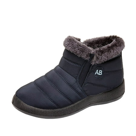 

Puntoco Winter Warm Snow Boots Clearanc Women S Cotton Shoes Set Foot Short To Keep Warm Xl Snow Dark Blue 5.5(36)