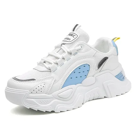 Women‘s Chunky Sneakers Pvc Solid Breathable Mid Top Lace Up Round Toe Shoes Women‘s Footwear
Women‘s Chunky Sneakers Pvc Solid Breathable Mid Top Lace Up Round Toe Shoes Women‘s Footwear