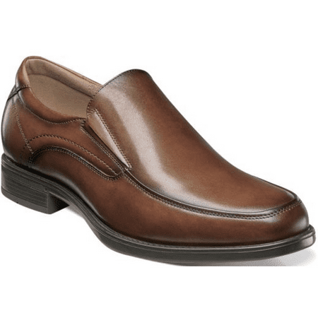Florsheim Midtown Moc Toe Slip On Shoes Cognac Leather 12137-221
