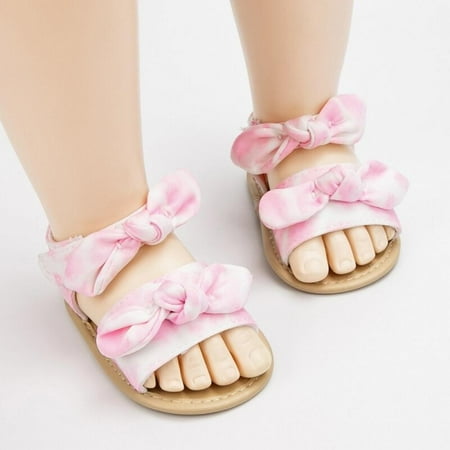 Bullpiano Toddler Infant Baby Girls Print Sandals Bowknot soft Sole Non-slip Flat First Walkers Shoes
Bullpiano Toddler Infant Baby Girls Print Sandals Bowknot soft Sole Non-slip Flat First Walkers Shoes