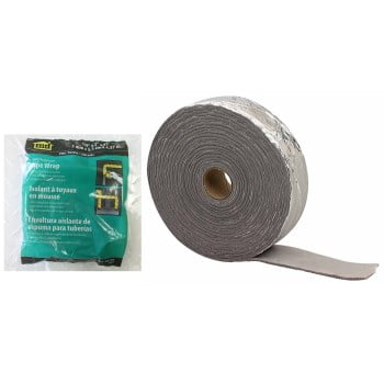 2Pc M-D Bldg Prods Pipe Wrap Insulated Foam ~ 1/8 x 2 x 15 Ft.