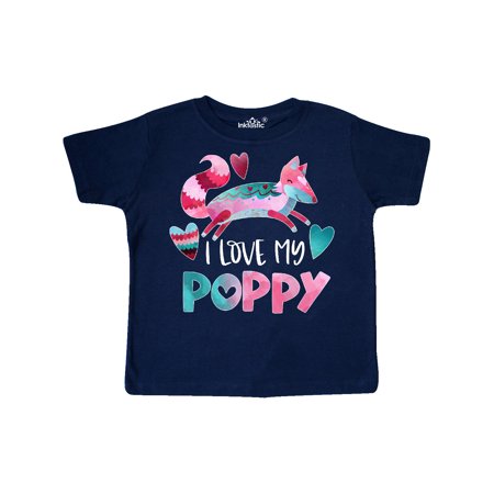 Inktastic I Love My Poppy Pink and Blue Fox with Hearts Gift Toddler Boy or Toddler Girl T-Shirt
Inktastic I Love My Poppy Pink and Blue Fox with Hearts Gift Toddler Boy or Toddler Girl T-Shirt