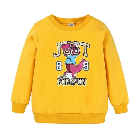 Toddler Boys Sweatshirts Girls Unisex Cartoon Animals Dinosaur Printed Hoodie Kids Pullover Tops Clothes for Boy Size 4-5T
Toddler Boys Sweatshirts Girls Unisex Cartoon Animals Dinosaur Printed Hoodie Kids Pullover Tops Clothes for Boy Size 4-5T