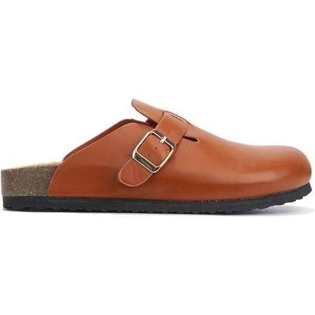 CAPE ROBBIN WOMEN CARRERA MULE SANDALS TAN SIZE 8
