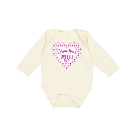 Inktastic Grandpa s Sweetie Pie with Pink Hearts Gift Baby Boy or Baby Girl Long Sleeve Bodysuit
Inktastic Grandpa s Sweetie Pie with Pink Hearts Gift Baby Boy or Baby Girl Long Sleeve Bodysuit