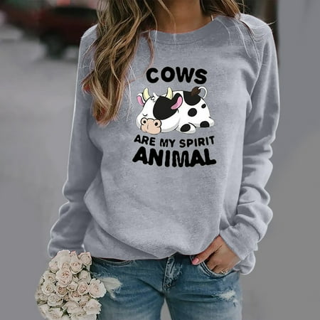 Aueoeo Womens Long Sleeve Tee Shirt Womens Tops Casual Women Fall Winter Fashion Casual Print Round Neck Loose Long Sleeve T-Shirt Tops Blouse Pullover
Aueoeo Womens Long Sleeve Tee Shirt Womens Tops Casual Women Fall Winter Fashion Casual Print Round Neck Loose Long Sleeve T-Shirt Tops Blouse Pullover