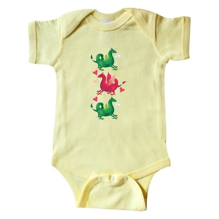 Inktastic Dragon Lover Cute Fantasy Gift Baby Boy or Baby Girl Bodysuit