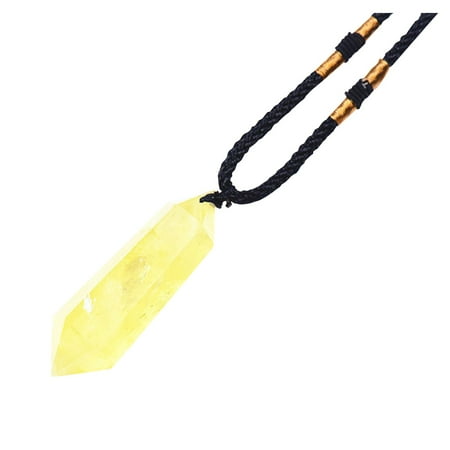 Exywaves Garden and Home Decor Natural Healing Hexagonal Double Pointed Crystal Polyhedron Pendant
Exywaves Garden and Home Decor Natural Healing Hexagonal Double Pointed Crystal Polyhedron Pendant