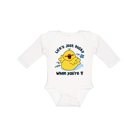 Inktastic Life s Ducky 1st Birthday Gift Baby Boy or Baby Girl Long Sleeve Bodysuit
Inktastic Life s Ducky 1st Birthday Gift Baby Boy or Baby Girl Long Sleeve Bodysuit