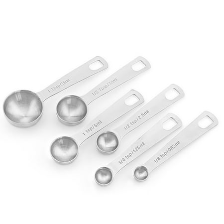 Naturegr 6Pcs/Set Multi Purpose Stainless Steel Seasoning Measuring Spoon Kitchen Tool
Naturegr 6Pcs/Set Multi Purpose Stainless Steel Seasoning Measuring Spoon Kitchen Tool