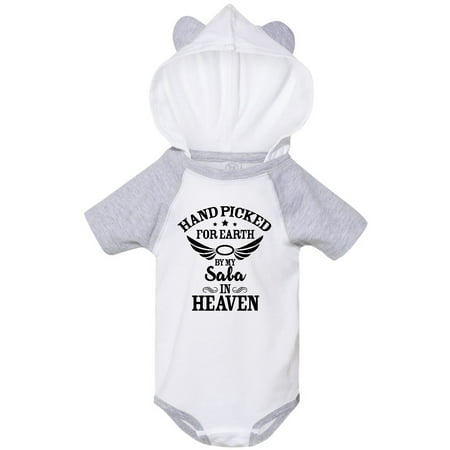 Inktastic Handpicked for Earth By My Saba in Heaven with Angel Wings Gift Baby Boy or Baby Girl Bodysuit
Inktastic Handpicked for Earth By My Saba in Heaven with Angel Wings Gift Baby Boy or Baby Girl Bodysuit