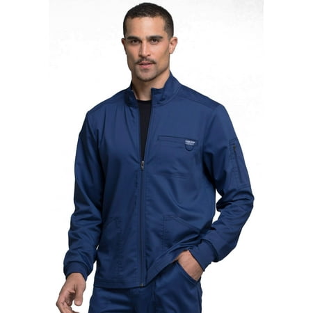 Cherokee Workwear Revolution Men Scrubs Jacket Zip Front WW320 
Cherokee Workwear Revolution Men Scrubs Jacket Zip Front WW320