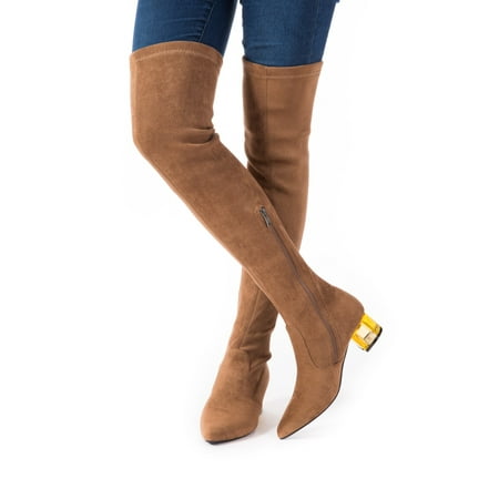 Women Boots Over Knee Long Boots Fashion Boots Heels Autumn Quality Suede Comfort Square Heels Brown 7.5
Women Boots Over Knee Long Boots Fashion Boots Heels Autumn Quality Suede Comfort Square Heels Brown 7.5
