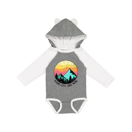 Inktastic Worry Less Hike More Mountains at Sunset Distressed Gift Baby Boy or Baby Girl Long Sleeve Bodysuit
Inktastic Worry Less Hike More Mountains at Sunset Distressed Gift Baby Boy or Baby Girl Long Sleeve Bodysuit