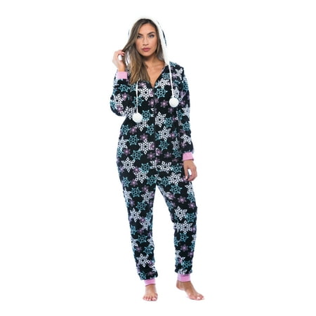 Just Love Christmas Print Pom Pom Adult Onesie (Black - Snowflake X-Small)
Just Love Christmas Print Pom Pom Adult Onesie (Black - Snowflake X-Small)