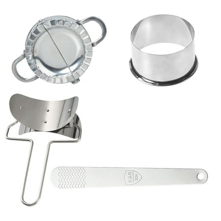 Fuieoe Kitchen Organization Cookware Home Kitchen Small Dumpling Mold + Round Peeler Wire Handle Roller Stuffing Spoon Stainless Steel Set 4-Piece
Fuieoe Kitchen Organization Cookware Home Kitchen Small Dumpling Mold + Round Peeler Wire Handle Roller Stuffing Spoon Stainless Steel Set 4-Piece