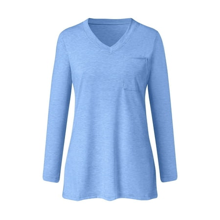 Shirts for Women Women S Solid Color V-Neck Corset Long Sleeve Shirt Tops Womens Shirts Polyester Light Blue 2Xl
Shirts for Women Women S Solid Color V-Neck Corset Long Sleeve Shirt Tops Womens Shirts Polyester Light Blue 2Xl