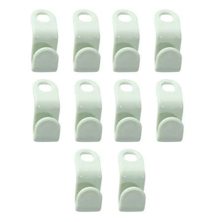 GEjnmdty 10pcs Hanger Connection Hook Clothes Hanger Connecting Buckle Hooks (Green)
GEjnmdty 10pcs Hanger Connection Hook Clothes Hanger Connecting Buckle Hooks (Green)