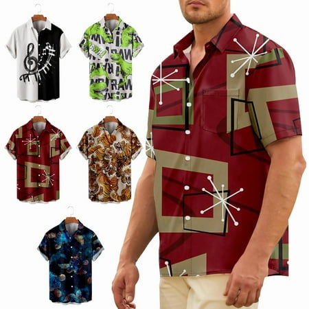 Mens Dinosaurs/Geometric Casual Tops Shirt with Pocket Funky Clothing Apparel for Men Women
Mens Dinosaurs/Geometric Casual Tops Shirt with Pocket Funky Clothing Apparel for Men Women