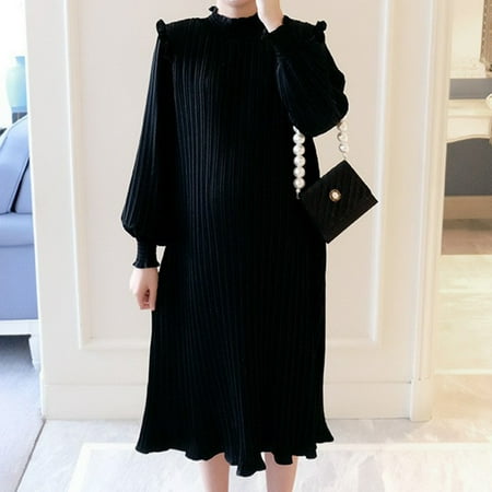Journey Nursing Breastfeeding Dress Korean Style Loose Dress for go Shopping Wear(Black M)
Journey Nursing Breastfeeding Dress Korean Style Loose Dress for go Shopping Wear(Black M)