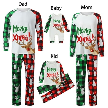 Christmas Women Mommy Letter Plaid Print Blouse Tops And Pants Family Clothes Pajamas
Christmas Women Mommy Letter Plaid Print Blouse Tops And Pants Family Clothes Pajamas