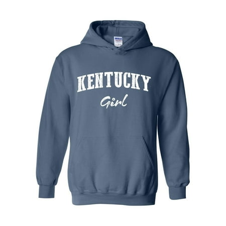 Kentucky Girl Kentucky State Flag Unisex Hoodie Hooded Sweatshirt