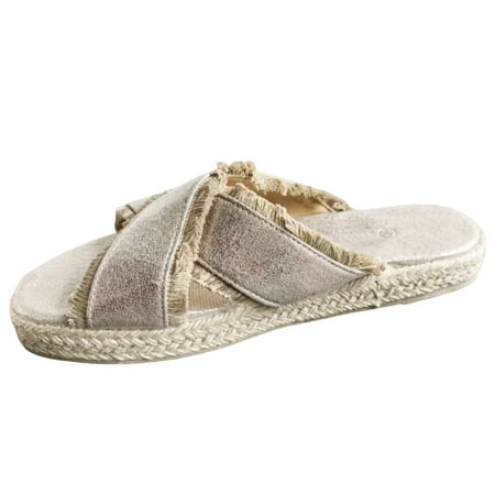 Jungdeepe Summer Rope Combination Bottom Slope Heel Thick Bottom Sandals Wide Back Strap Sandals Slippers Women s Shoes
Jungdeepe Summer Rope Combination Bottom Slope Heel Thick Bottom Sandals Wide Back Strap Sandals Slippers Women s Shoes