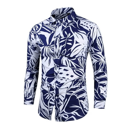 Men s Shirt Stylish Slim Fit Button Down Long Sleeve Floral Shirt Plus Size Casual Slim Fit Blouse Vacation Shirt Tops
Men s Shirt Stylish Slim Fit Button Down Long Sleeve Floral Shirt Plus Size Casual Slim Fit Blouse Vacation Shirt Tops
