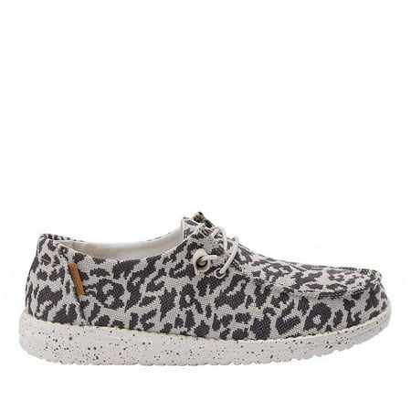 HEY DUDE Wendy Women/Adult shoe size Women 9 Casual 121413091 Cheetah Gray