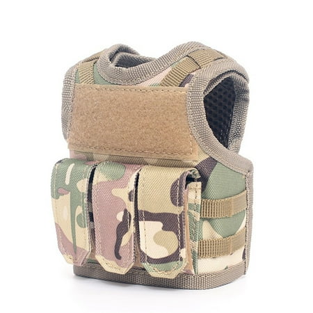 Tactical Beer Vests Beverage Cooler Military Beverage Holder for 12-16oz Cans