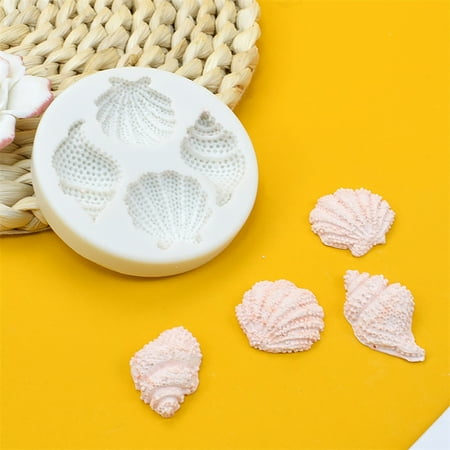 Hadanceo Silicone Mold Reusable 4 Cavity Shell Conch Silicone Mould DIY Practical for Bakery
Hadanceo Silicone Mold Reusable 4 Cavity Shell Conch Silicone Mould DIY Practical for Bakery