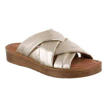 Bella Vita Italy Tor-Italy Multi Banded Slide Sandals (Women)